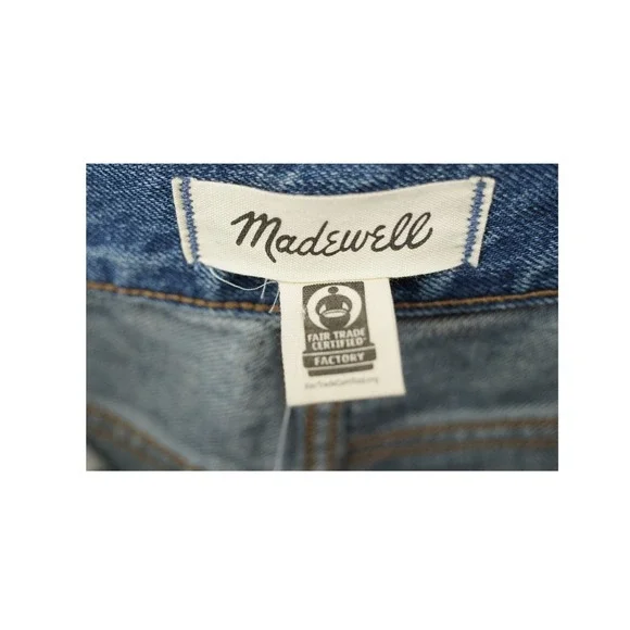 Madewell The Dean Easy Straight Crop Jeans NWT Womens 25 High Rise 27 Inseam - Picture 7 of 8
